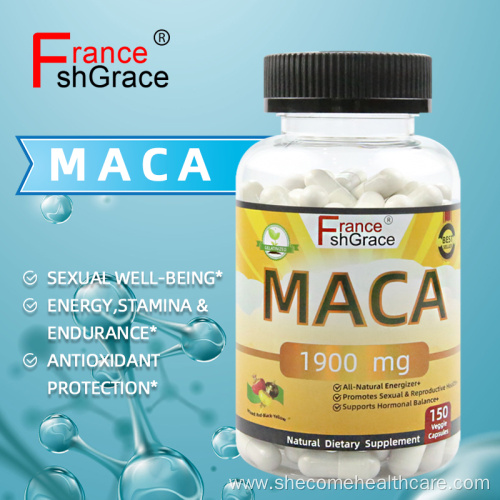 Organic Maca Supplement Men strength Maca Root Capsules